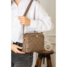 Sanmorris 1267 Çapraz Askılı 4 Bölmeli Kadın Omuz ve Çapraz Çanta