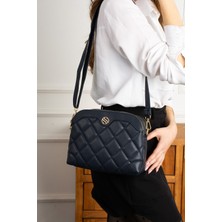 Sanmorris 1267 Çapraz Askılı 4 Bölmeli Kadın Omuz ve Çapraz Çanta