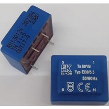 El-Kom RN130223 ,1.2VA 220V/9V Pcb 4-Pin Trafo