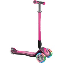 Globber Elite Deluxe Işıklı Scooter - Pembe