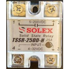 Soljex TSSR-25DD-H ,12..250VDC/25A 3V..30VDC 1-Faz Dc-Dc Ssr