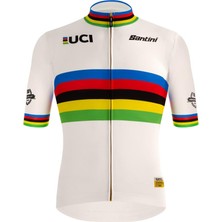 Koleksiyonluk Santini Limited Edition Ucı Road World Championships Centenary Gold Bisiklet Forması RE94075CGOLD