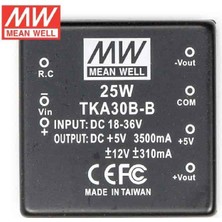 Mean Well Meanwell TKA30B-B ,18..36VDC 5V/3.5A +12V/300MA -12V/300MA,DC-DC Konverter)