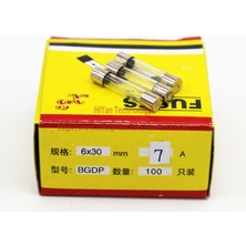 Bgdp 6X30-3A/100 ,3A 100-ADET Cam Sigorta