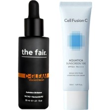 Cell Fusion C Aquatica Güneş Kremi ve the fair. C Gleam C Vitamini Serum