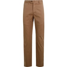 Uki Camel Slim Fit Chino Pantolon