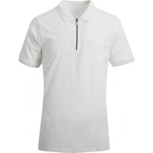 Uki Ekru Polo Yaka Süprem T-Shirt