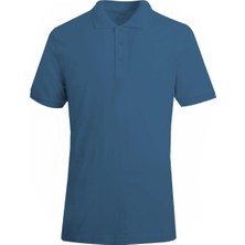 Uki Indigo Comfort Fit Polo Yaka Pike T-Shirt