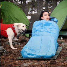 Mavi 3'lü Uyku Tulumu, Konforlu ve Hafif Gece Yatımı Için Mükemmel Seçenek