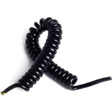 Icable PURFLEX-4X1.5-100/400CM ,kesit 1.5mm 4-Damar/çok Telli 400CM Spiral Kablo