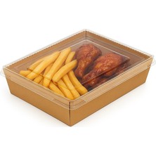 Kraft Karton Kase Tuktuk Pet Kapaklı 750CC - 20 Adet