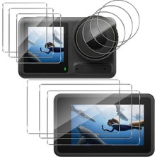 Djı Osmo Action 3 ve Action 4 ile Uyumlu Ekran Koruyucu 9h Nano