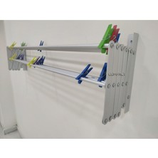 Gri Çamaşırlık 90 Cm, 7 Askılı, 6,30 Metre Askı Alanı, Şık ve Kullanışlı Ürün