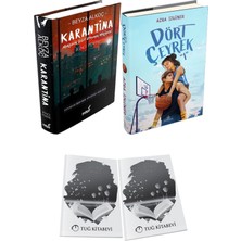 Dört Çeyrek 1 Ciltli ve Karantina 2 Ciltli Beyza Alkoç 2li Set + Hediyeli