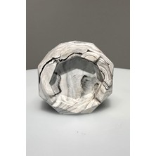 Gri Beton Geometrik Kül Tablası