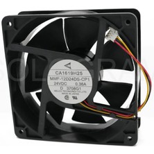 Melco MMF-12D24DS-CP1 ,120X38MM 24VDC 120-CFM 3-Kablo Fan