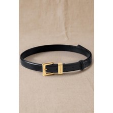 Williampolo Hakiki Deri Gold Toka Kadın Kemer