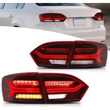 Vw Jetta 2012-2013 Mk6 Audi Dizayn Kırmızı Ledli Arka Stop