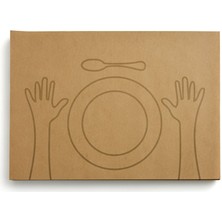 El-Tabak Desenli Kraft Servis Kağıdı 34X24,5 cm 500 Adet