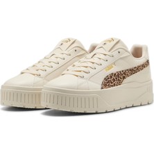 Puma 402645 Karmen Ii Animal Flair Bej Kadın Sneakers Nefes Alabilir Yapı ile Koşu ve Yürüyüş İçin İdeal