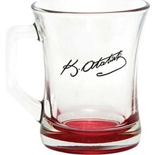 Lav Zen Atatürk Imzalı Cam Kupa 225 cc