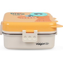 Vagonlife Paslanmaz Çelik Lunch Box 1120ML Sarı