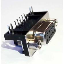 Connfly DS1037-09FNAKT74 ,9-Pin Pcb/açı Dişi Dsub Port
