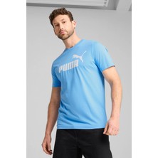 Puma ESS No. 1 Logo Tee (s) Mavi Erkek Kısa Kol T-Shirt