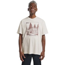 Jack Wolfskin FREEROAMER T M Ekru Erkek Kısa Kol T-Shirt
