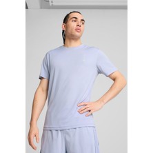 Puma GRAPHICS RUNNING ILLUSTRA Mavi Erkek Kısa Kol T-Shirt