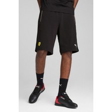 Puma Ferrari Race Sweatshorts Siyah Erkek Şort