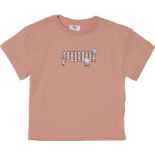 Puma X HELLO KITTY & FRIE Pembe Kız Çocuk Kısa Kol T-Shirt