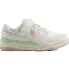 U.S. Polo Assn. Martell Jr 5fx Bej Kız Çocuk Sneaker