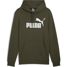 Puma ESS Big Logo Hoodie Yeşil Unisex Sweatshirt