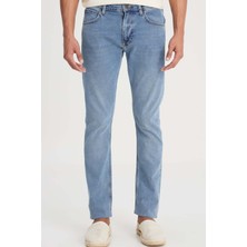 Lee Luke Slim Fit Dar Kesim Mavi Erkek Jean Pantolon