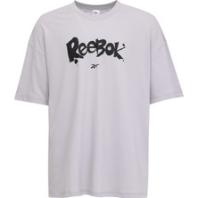 Reebok NEW ID OVRS GFX TEE Gri Erkek Kısa Kol T-Shirt