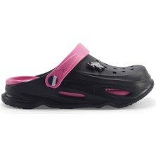 U.S. Polo Assn. PAULA 5FX Siyah Kadın Sabo Terlik