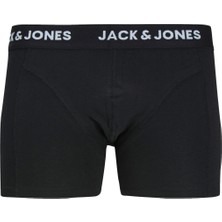 Jack & Jones JACANTHONY TRUNKS 3 PACK Siyah Erkek Boxer