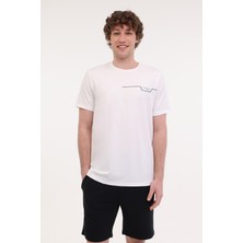 Lumberjack ML RENATO 11ITL1019 5FX Beyaz Erkek Kısa Kol T-Shirt