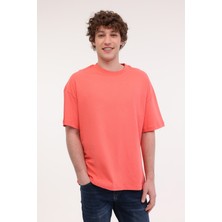 Lumberjack MB ROS 11HS113 5FX CORAL Erkek Kısa Kol T-Shirt