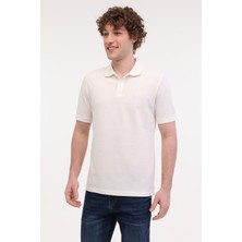 Lumberjack MB CT953 POLO T-SH 5FX KIRIK BEYAZ Erkek Kısa Kol T-Shirt