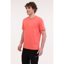 Lumberjack MB CT102 C NK T-SH 5FX CORAL Erkek Kısa Kol T-Shirt