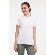 Kinetix WB PES C NECK 11SN230 5FX Ekru Kadın Kısa Kol T-Shirt