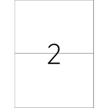 Tanex   210 mm x 148.5 mm 100 Sayfa Lazer Etiket HB-1102
