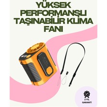 Dijital Göstergeli Turbo Taşınabilir Fan – USB Type-C, 3 Serinlik Modu