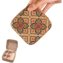 Fsfyb Retro Yüzük Kutusu Taşınabilir Yüzük Kutusu Kolye Saklama Kutusu (Yurt Dışından)
