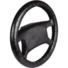 Deri Direksiyon Kilifi Gecme Desenli Siyah F 22