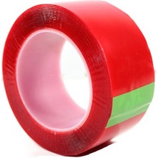 Cift Tarafli Seffaf Akrilik Silikon Bant 40MM x 10 Metre