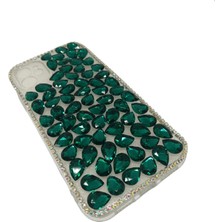 Iphone 11 Uyumlu Damla Tasli Seffaf Telefon Kilifi Yesil