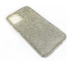 Iphone 11 Pro Uyumlu Kristal Tasli Telefon Kilifi Gumus
